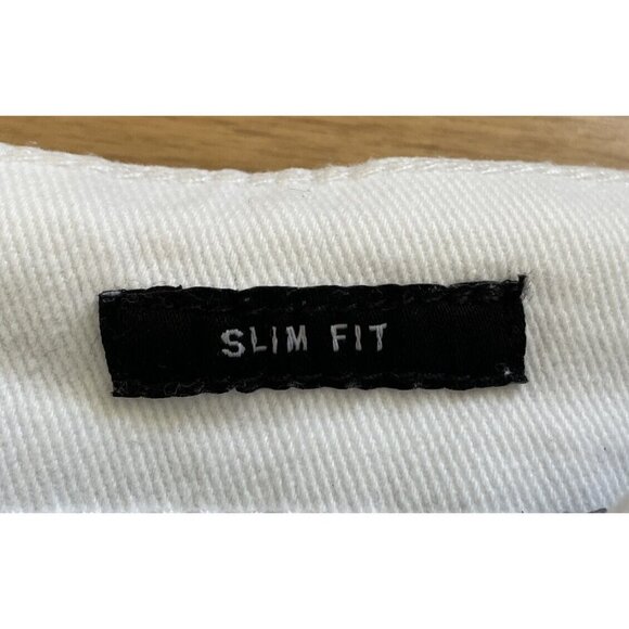 Kenneth Cole Reaction Womens White Pockets Denim Skinny Jeans Size 34x32 - Picture 4 of 6